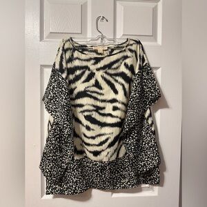 Michael Kors Zebra Print Women's Blouse